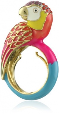 Juicy Couture Palm Beach Poolside Parrot Multi Ring, Size 7 Juicy Couture Palm Beach Poolside Parrot Multi Ring, Size 7