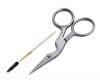 Tweezerman  Stainless Brow Shaping Scissors and Brush