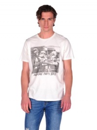 JUNK FOOD CLOTHING Men's Awesome Party Bro Short Sleeve Tee JUNK FOOD CLOTHING Men's Awesome Party Bro Short Sleeve Tee