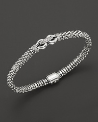 In sterling silver and diamonds, this bracelet from Lagos' Derby collection is a timeless classic. In sterling silver and diamonds, this bracelet from Lagos' Derby collection is a timeless classic.