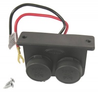 Custom Accessories 10242 Auxiliary Twin Power Outlet Custom Accessories 10242 Auxiliary Twin Power Outlet