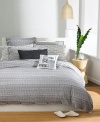 Bar III Texture Stripe Full/Queen Comforter