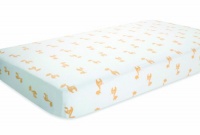 Aden + Anais 100% Cotton Muslin Crib Sheet, Safari Friends Giraffe Aden + Anais 100% Cotton Muslin Crib Sheet, Safari Friends Giraffe