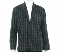 Kenneth Cole Reaction Plaid Tacular Jacket Dim Grey Combo XXL Kenneth Cole Reaction Plaid Tacular Jacket Dim Grey Combo XXL