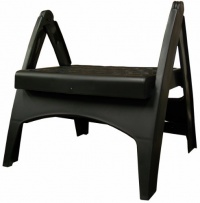 Adams Manufacturing 8530-02-3700 Quik-Fold® Step Stool, Black Adams Manufacturing 8530-02-3700 Quik-Fold® Step Stool, Black