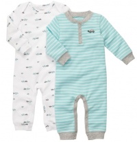 Carters 2-pk. Turtle Jumpsuitl Set BLUE/WHITE 6 Mo Carters 2-pk. Turtle Jumpsuitl Set BLUE/WHITE 6 Mo