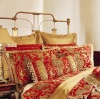 Sherry Kline China Art Red Luxury European Pillows (Set of 4)