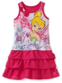 Disney Toddler Girls Tinkerbell Ruffle Dress Disney Toddler Girls Tinkerbell Ruffle Dress