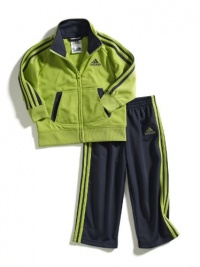 adidas Baby-Boys Infant Fashion Tricot Set, Bright Green, 3 Months adidas Baby-Boys Infant Fashion Tricot Set, Bright Green, 3 Months