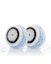 The Clarisonic® Skin Care Brush is designed for use on all skin types. A choice of replacement brush heads is available to suit different skin types and sensitivities. All brush heads are effective for use on the face, décolletté and body.  Normal: Perfect for normal skin, shaving prep, and for use on the décolleté and body.  Sensitive: A great starting point for sensitive to normal skin types.  Delicate: An ultra-soft brush for those with delicate or extra-sensitive skin.
