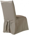 Sure Fit 139725236_LNEN Duck Solid Full Dining Room Chair Cover, Linen