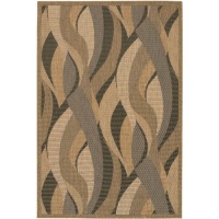 Couristan Recife Seagrass Indoor/Outdoor Area Rug - Natural/Black Size - 7.6 x 10.9 ft. Couristan Recife Seagrass Indoor/Outdoor Area Rug - Natural/Black Size - 7.6 x 10.9 ft.