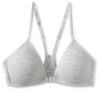 Maidenform Girls 7-16 Molded Racerback Bra, Heather Grey, 30A