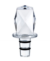 Like a fine wine, Baccarat's Louxor bottle stopper elevates any dining experience. Resplendent crystal crafted with a subtle geometric design adds a note of rich elegance to every bottle. Like a fine wine, Baccarat's Louxor bottle stopper elevates any dining experience. Resplendent crystal crafted with a subtle geometric design adds a note of rich elegance to every bottle.