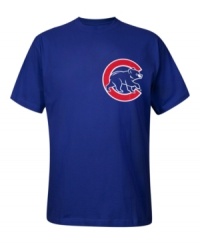 For every pitch, slide and dive, be there to represent your hometown heros with this Chicago Cubs T shirt from Majestic Apparel. For every pitch, slide and dive, be there to represent your hometown heros with this Chicago Cubs T shirt from Majestic Apparel.