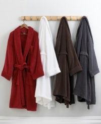 Relax in the plush, five-star luxury of Hotel Collection's Cotton bath robe. Made from 100% ring spun cotton for an incredibly soft touch and luxurious feel. (Clearance) Relax in the plush, five-star luxury of Hotel Collection's Cotton bath robe. Made from 100% ring spun cotton for an incredibly soft touch and luxurious feel. (Clearance)