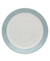 With a fresh, feminine feel and exceptional durability, the Lucille Teal round platter delivers lasting style to every day and occasion. A fanciful pattern inspired by 1950s lace trims creamy, contemporary porcelain from Denby.