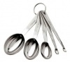 MIU France Stainless Steel 5-Piece Odd-Size Measuring Spoon Set