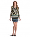 laundry BY SHELLI SEGAL Women's Printed Blouse Dress