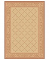 Make your patio more fashionable with this sophisticated rug from Safavieh. Designed for both indoor and outdoor environments, this welcoming piece adds warmth to any space. (Clearance)