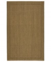 A central scalloped motif creates an intriguing design in the softest hues, offering a new and dramatic area rug from Lauren Ralph Lauren. Machine-made in India of the finest sisal fibers.