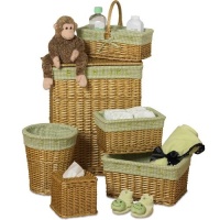 Honey Finish 6 Pc Learn & Store Hamper/Storage Willow Set Honey Finish 6 Pc Learn & Store Hamper/Storage Willow Set