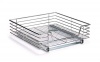 Household Essentials Extra-Deep Sliding Cabinet Organizer, Chrome, 20-Inch