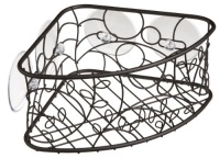InterDesign Twigz Suction Corner Basket, Bronze InterDesign Twigz Suction Corner Basket, Bronze