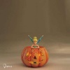 Disney Traditions by Jim Shore 4013975 Tinkerbell Inside Pumpkin Figurine, 5-1/2-Inch