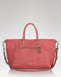 This Liebeskind snakeskin embossed leather tote looks killer, yet with its conservative shape and functional detailing, it is perfectly poised. This Liebeskind snakeskin embossed leather tote looks killer, yet with its conservative shape and functional detailing, it is perfectly poised.