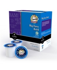 Get the unbelievably fresh flavor of your favorite coffee without the wait! This case of Keurig K Cups holds 108 servings of chef Emeril Lagasse's Big Bold Easy coffee -- a thick, hearty and aromatic blend made with at least 50% rainforest alliance certified beans. Get the unbelievably fresh flavor of your favorite coffee without the wait! This case of Keurig K Cups holds 108 servings of chef Emeril Lagasse's Big Bold Easy coffee -- a thick, hearty and aromatic blend made with at least 50% rainforest alliance certified beans.