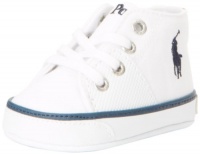Ralph Lauren Layette Cantor Mid Sneaker (Infant/Toddler),White,2 M US Infant Ralph Lauren Layette Cantor Mid Sneaker (Infant/Toddler),White,2 M US Infant