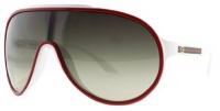 Gucci GG1004/S Sunglasses - 0WRM Red White (DB Brown Gray Gradient Lens) - 99mm Gucci GG1004/S Sunglasses - 0WRM Red White (DB Brown Gray Gradient Lens) - 99mm