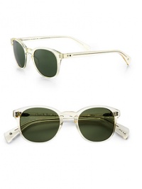 Vintage-inspired acetate handcrafted in quintessential Paul Smith style, also suitable as an optical frame. Available in halo frames with green lenses.Acetate100% UV ProtectionImported Vintage-inspired acetate handcrafted in quintessential Paul Smith style, also suitable as an optical frame. Available in halo frames with green lenses.Acetate100% UV ProtectionImported