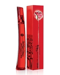 Fresh, fruity and floral. A younger take on the classic. Inspired by the world of graffiti and self-expression KENZO brings tagging into the world of fragrance. A mix of fruity notes like Blackcurrant and Mandarin with the feminine touch of Peony and Lily of the Valley create a youthful yet elegant scent. The new electric red bottle conveys the excitement and energy of the tagging. Fresh, fruity and floral. A younger take on the classic. Inspired by the world of graffiti and self-expression KENZO brings tagging into the world of fragrance. A mix of fruity notes like Blackcurrant and Mandarin with the feminine touch of Peony and Lily of the Valley create a youthful yet elegant scent. The new electric red bottle conveys the excitement and energy of the tagging.