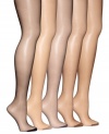 Enhance the natural beauty of your legs with Berkshire's sheerest hosiery featuring a long-wearing reinforced toe.