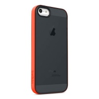 Belkin Grip Candy Sheer Case / Cover For New Apple iPhone 5 (Black / Orange) Belkin Grip Candy Sheer Case / Cover For New Apple iPhone 5 (Black / Orange)