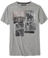Basics to build on. You'll start to establish a good foundation for your casual collection with this graphic t-shirt from DKNY Jeans. Basics to build on. You'll start to establish a good foundation for your casual collection with this graphic t-shirt from DKNY Jeans.