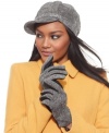 Got a need for tweed? Add an accent of classic styling to your winter wardrobe with these chenille tweed gloves from Charter Club that will keep hands warm all winter.