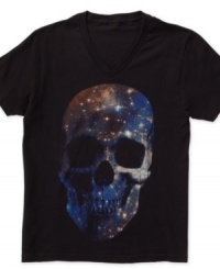 This graphic t-shirt from Bar III opens up a universe of hip casual style.