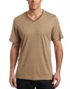 Tommy Bahama Men's Heathered Knit Cotton/Modal V-Neck Lounge Tee