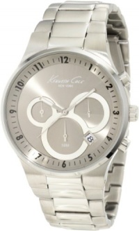 Kenneth Cole New York Men's KC9162 Classic 3500 Series Round Chronograph Contemporary Sub-Eye Grey Watch Kenneth Cole New York Men's KC9162 Classic 3500 Series Round Chronograph Contemporary Sub-Eye Grey Watch