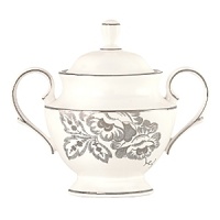 For the city chic and avant-garde, Floral Waltz offers a touch of nature in a modern setting. A beautiful pointillism design forms lush blooms and leaves across each piece to create an unexpected finish. The chic design is trimmed in platinum and features a touch of shimmer for a sophisticated look, appropriate for even the most formal of events. For the city chic and avant-garde, Floral Waltz offers a touch of nature in a modern setting. A beautiful pointillism design forms lush blooms and leaves across each piece to create an unexpected finish. The chic design is trimmed in platinum and features a touch of shimmer for a sophisticated look, appropriate for even the most formal of events.