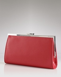 Frame your evening look in classic style. This Lauren Ralph Lauren clutch flaunts an ever-chic look crafted of rich leather. Frame your evening look in classic style. This Lauren Ralph Lauren clutch flaunts an ever-chic look crafted of rich leather.