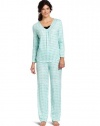 White Orchid Women's Alpine Forest Pajama Set