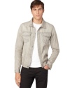 A denim jacket is a must-have, and this style by Calvin Klein Jeans will have you looking classic and cool.