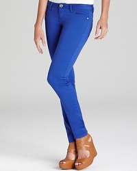 Sleek and chic, these Aqua jeans take you anywhere in slim perfection. Sleek and chic, these Aqua jeans take you anywhere in slim perfection.
