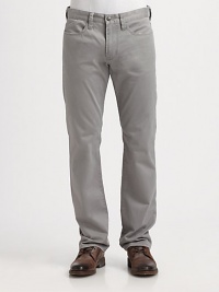 Style and versatility defines this classic fit crafted in a clean wash that can easily be dressed up or down.Five-pocket styleInseam, about 3498% cotton/2% elastaneMachine washImported Style and versatility defines this classic fit crafted in a clean wash that can easily be dressed up or down.Five-pocket styleInseam, about 3498% cotton/2% elastaneMachine washImported