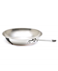 One size for all! The cornerstone of your successful kitchen, Emeril's fry pan brings versatility to your range with a heavy-gauge stainless steel construction perfect for whipping up eggs, bacon or a quick chicken sauté. The innovative bottom features a blend of stainless steel and aluminum with a stunning copper ring. Lifetime warranty. (Clearance) One size for all! The cornerstone of your successful kitchen, Emeril's fry pan brings versatility to your range with a heavy-gauge stainless steel construction perfect for whipping up eggs, bacon or a quick chicken sauté. The innovative bottom features a blend of stainless steel and aluminum with a stunning copper ring. Lifetime warranty. (Clearance)