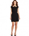 BCBGeneration Women's Collar Cutout Dress, Black, Small